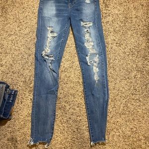 American Eagle ripped jeans